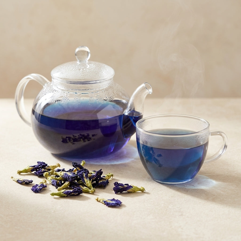 Dried Blue Butterfly Pea Flowers | Natural Ceylon Botanical Tea | Greenova Ceylon Botanicals