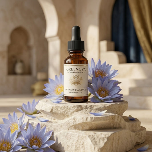 Egyptian Blue Lotus Fragrance Oil 15ml | Spiritual & Meditation Inspired Fragrance | Greenova Ceylon Botanicals