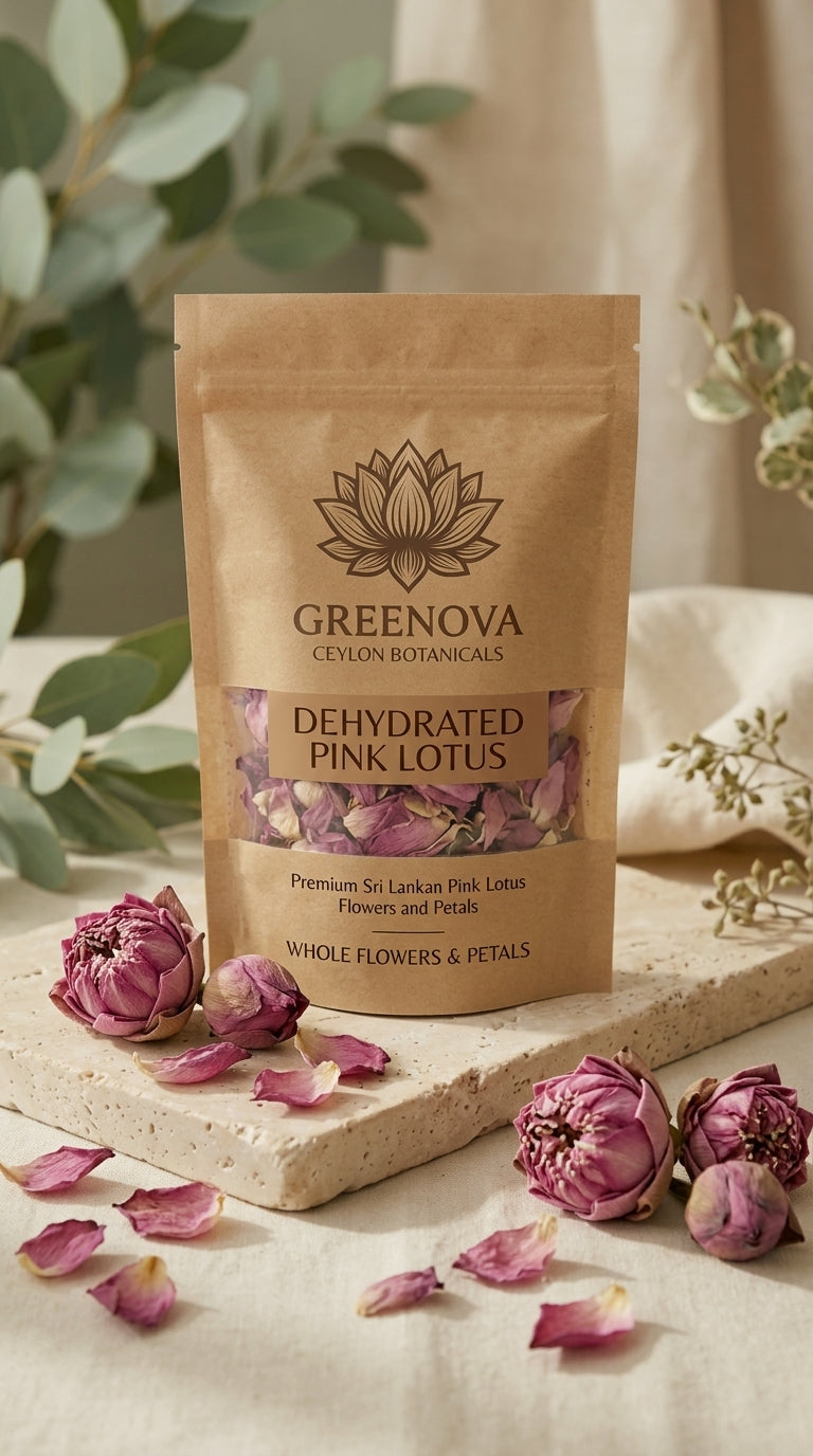 Dehydrated Pink Lotus Flowers – Natural Dried Lotus for Tea & Herbal Infusions