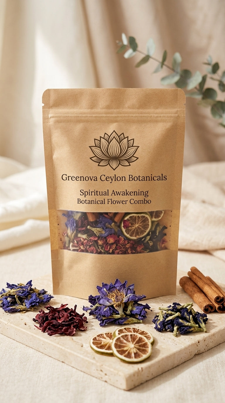 Spiritual Awakening Botanical Combo | Blue Lotus, Hibiscus, Rose, Lime, Butterfly Pea & Cinnamon