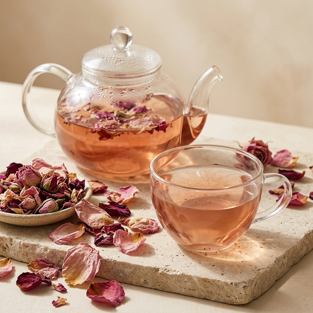 Dried Rose Petals | Natural Floral Tea & Botanical Ingredient | Greenova Ceylon Botanicals