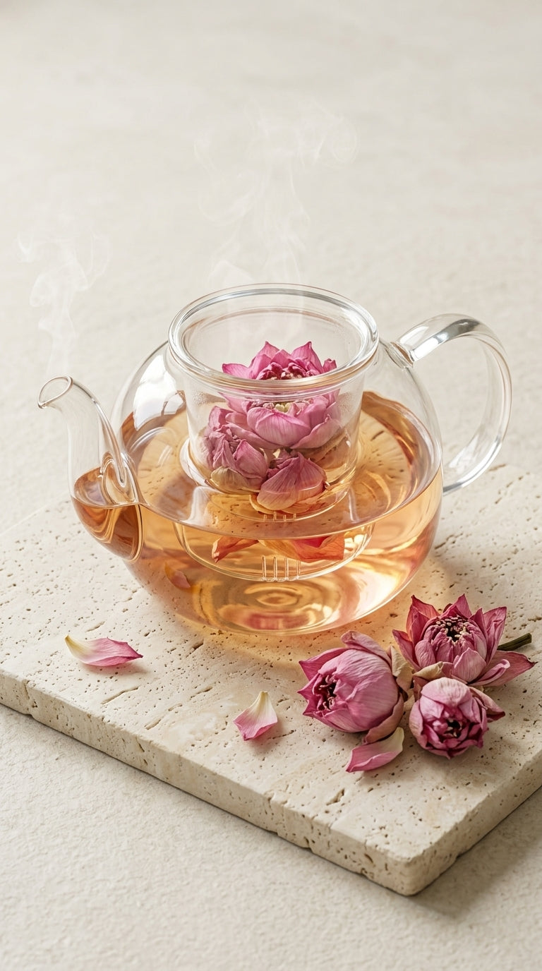 Dehydrated Pink Lotus Flowers – Natural Dried Lotus for Tea & Herbal Infusions
