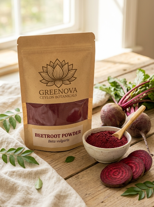 Natural Beetroot Powder | Dried Beetroot Powder | Greenova Ceylon Botanicals