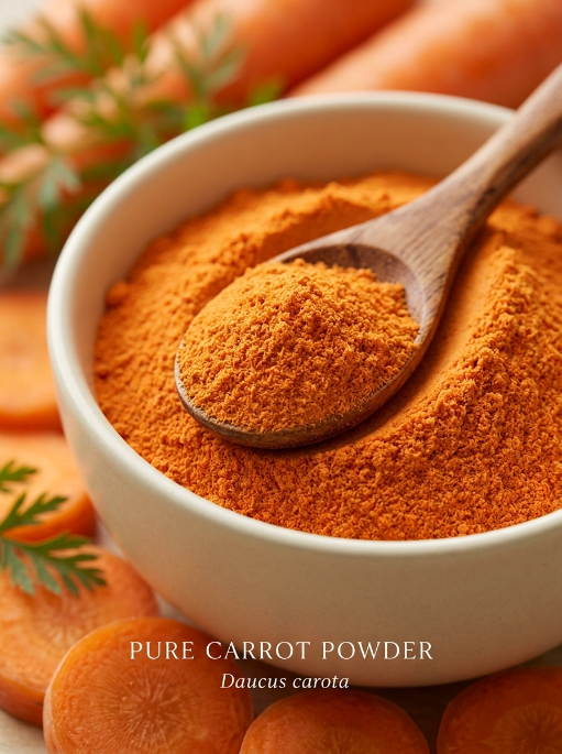 Natural Carrot Powder | Dried Carrot Powder | Greenova Ceylon Botanicals
