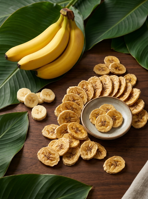Dehydrated Banana Slices | Natural Dried Banana | Greenova Ceylon Botanicals