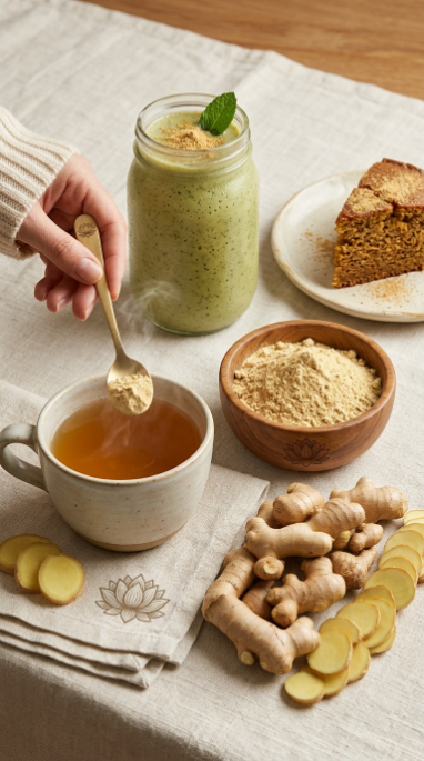 Natural Ginger Powder | 100% Pure Dried Ginger Powder | Greenova Ceylon Botanicals