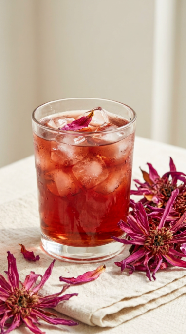 Dehydrated Red Water Lily Flowers | Natural Dried Water Lily | Greenova Ceylon Botanicals