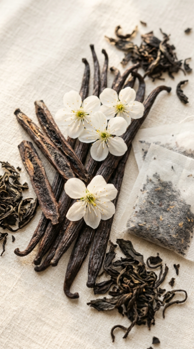 Vanilla Black Tea Bags | Aromatic Vanilla Black Tea | Greenova Ceylon Botanicals 20 tea bags