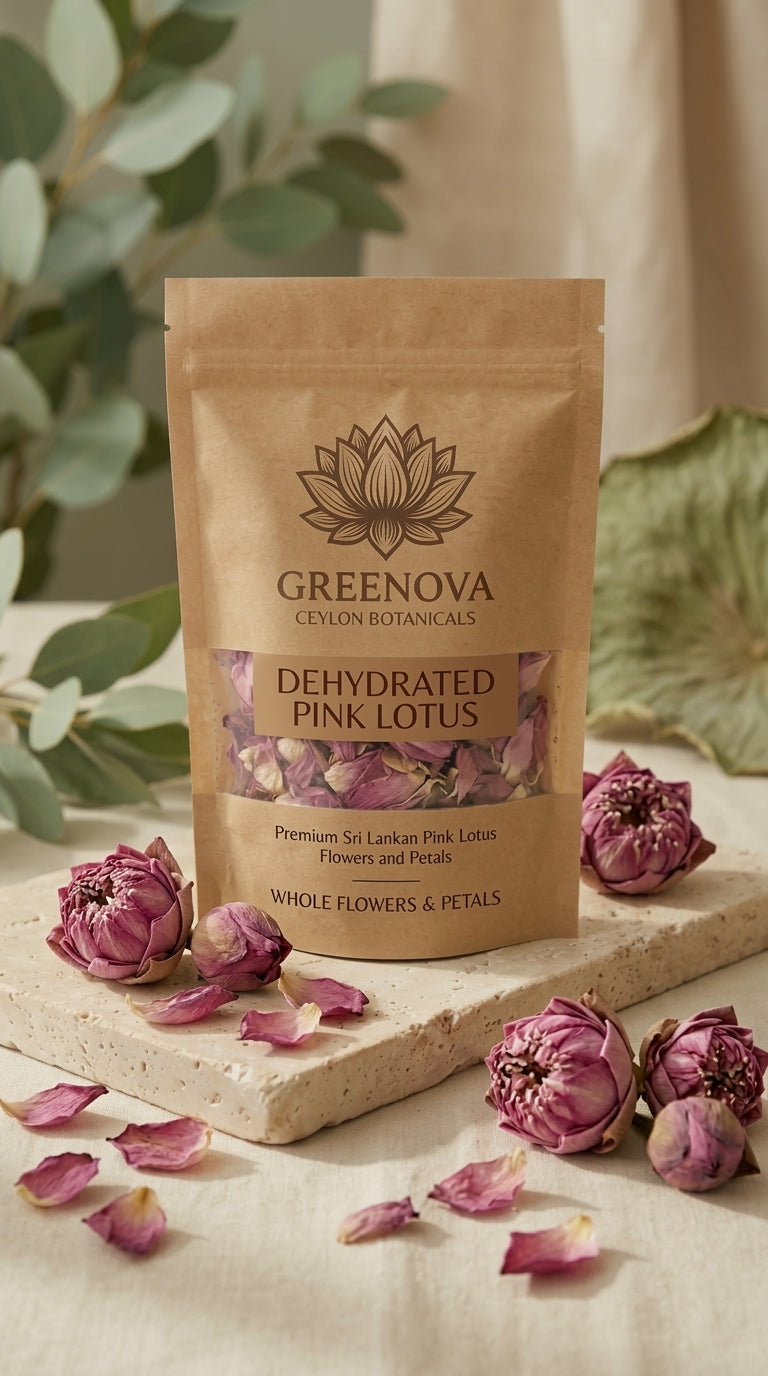 Dehydrated Pink Lotus Flowers – Natural Dried Lotus for Tea & Herbal Infusions