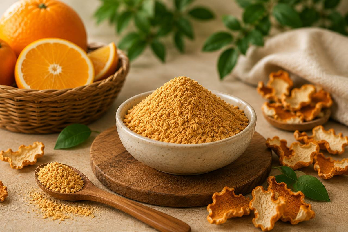 Premium Orange Peel Powder | 100% Natural Dried Citrus Peel | Face Mask | DIY Skincare | Soap Making | Body Scrub | Product of Sri Lank
