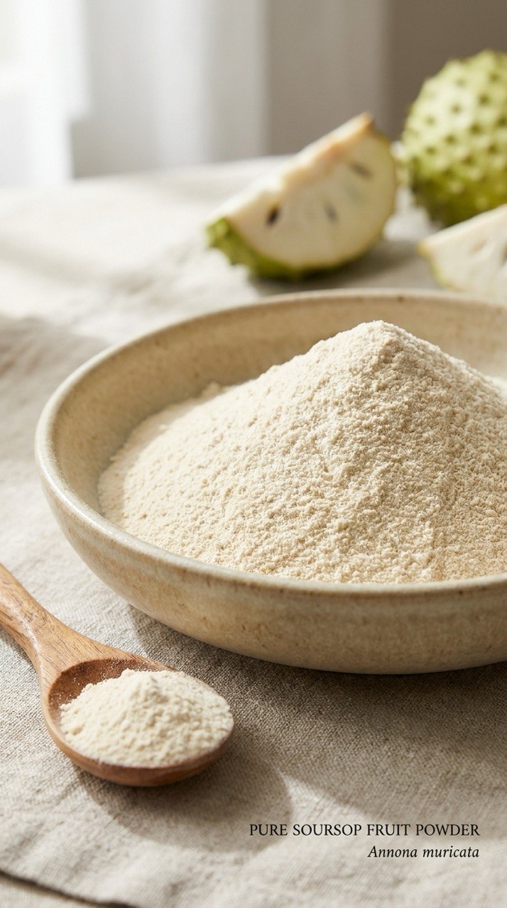 Premium Soursop Fruit Powder | Annona muricata | 100% Natural | Greenova Ceylon Botanicals