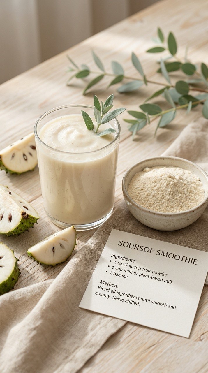 Premium Soursop Fruit Powder | Annona muricata | 100% Natural | Greenova Ceylon Botanicals