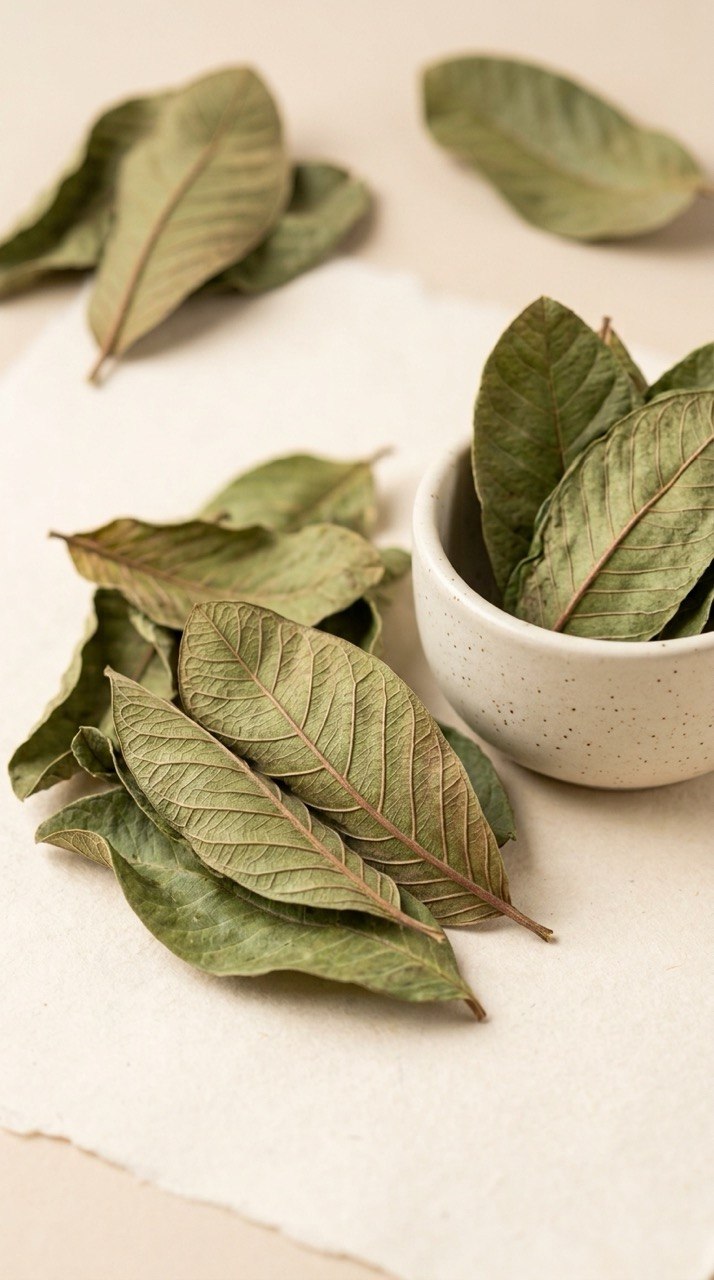 Dehydrated Guava Leaves | Dried Guava Leaf Herbal Tea | Greenova Ceylon Botanicals