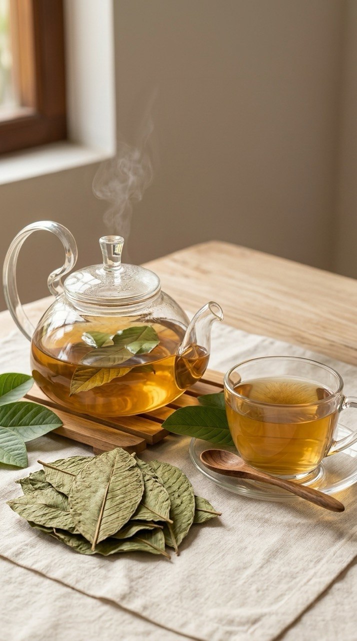 Dehydrated Guava Leaves | Dried Guava Leaf Herbal Tea | Greenova Ceylon Botanicals